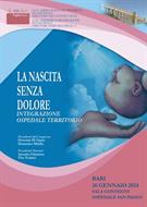 LA NASCITA SENZA DOLORE. INTEGRAZIONE OSPEDALE TERRITORIO - Bari, 26 gennaio 2024